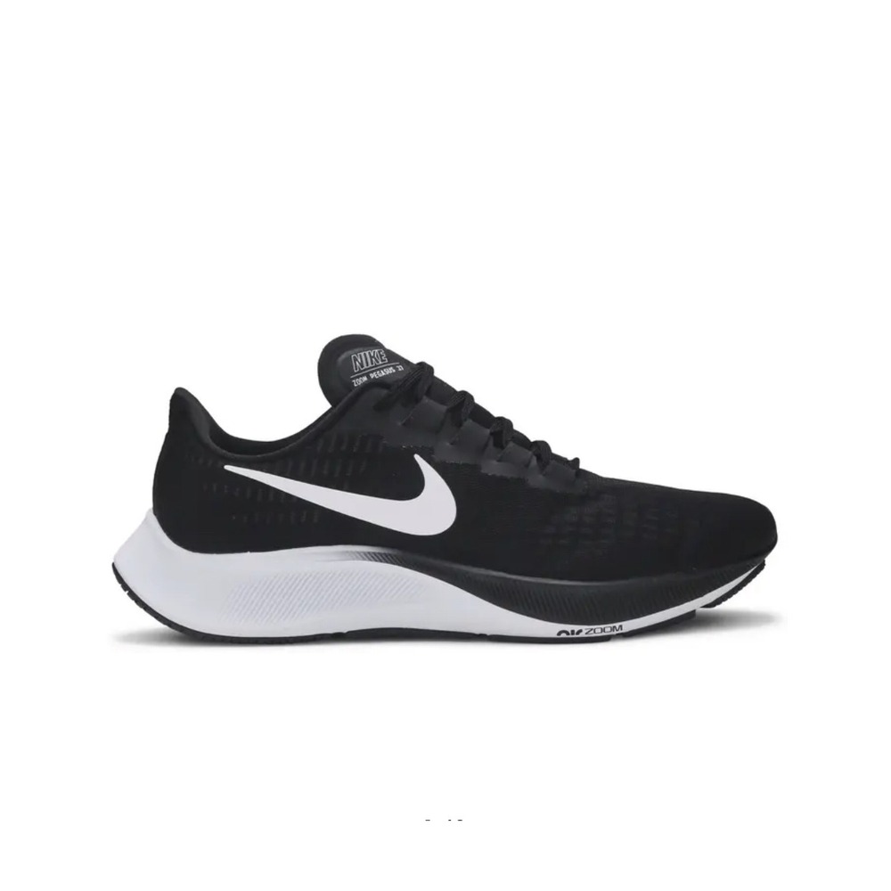 Nike Air Zoom Pegasus 37 Black White Running Shoes BQ9647-002 Womens Size 7 EUC
